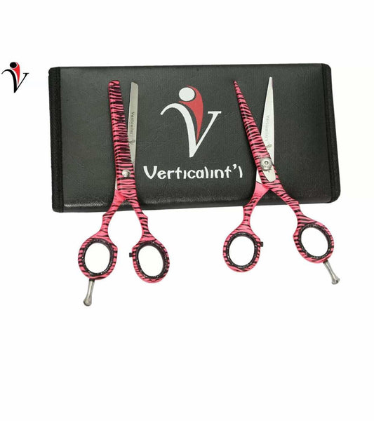 The Vered Vertical“Pink Tiger” edition scissor set