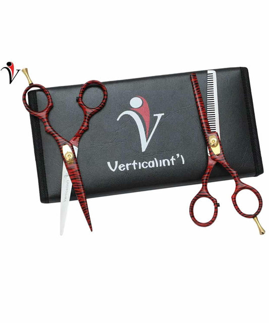 The Vered Vertical “Midnight tiger” edition Scissor set